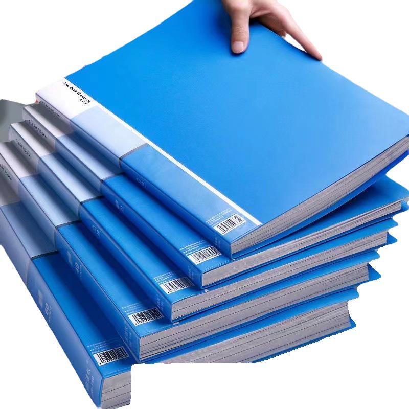 Многослойная папка для хранения бумаги формата А4 со вставками на кольцах