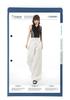 Ge Di Jie Le Sail Pure White Wide Leg Jeans Women's Splicing Style Shows Leg Length