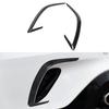 1 Pair Car Rear Bumper Wind Knife Left Right Glossy Carbon Fiber Rear Bumper Spoiler Replacement for Kia Stinger 2018 To 2025
