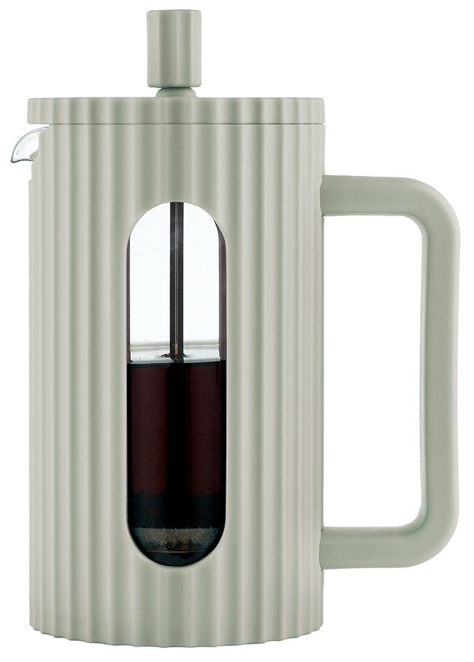 Zaparzacz do herbaty kawy szklany French Press 600 ml zielony KLAUSBERG KB-7750