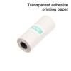 1 шт. Прозрачная термобумага для наклеек, самоклеящаяся бумага для принтера, принтер для фотографий, заметок, 5,7 х 2,5 см, мини-бумага для принтера