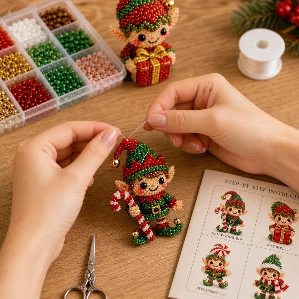 3D Bead Jewelry Making Kit with Beads - Creative Set for Kids and Adults