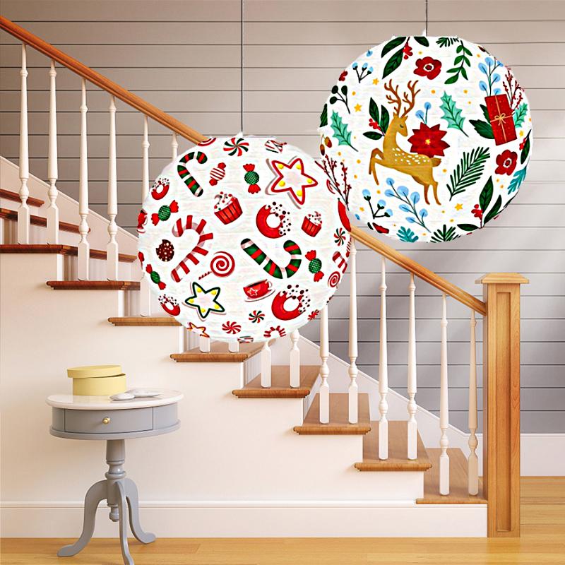 1 шт. конфеты рождественские рождественские фонарики рождественские фонарики рождественские вечеринки рождественские подвески