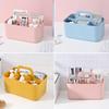4/5/8 Grid Plastic Storage Box With Handle Practical Large Finishing Artifact For Stationery Supplies