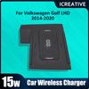 15 Вт автомобильное беспроводное зарядное устройство быстрое зарядное устройство панель для зарядки держатель телефона для Volkswagen Golf LHD 2019-2020 аксессуары
