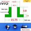 T-Shaped Nylon Insulating Bushing Spacer for M3-M35 Threads