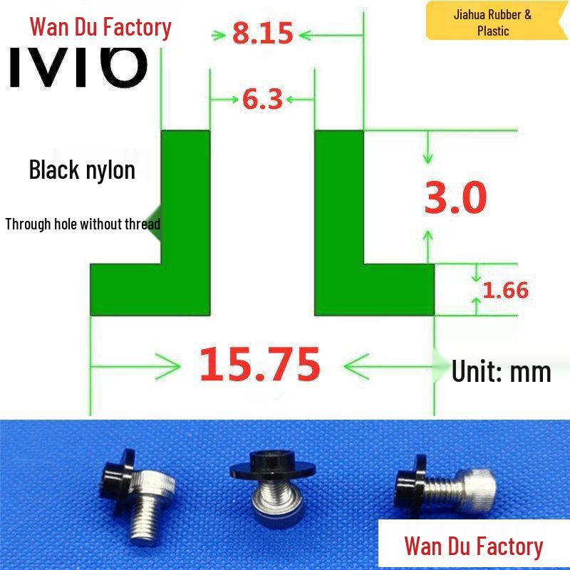 T-Shaped Nylon Insulating Bushing Spacer for M3-M35 Threads