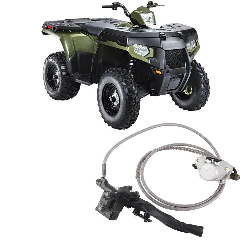 Hydraulic Rear Disc Brake Caliper System Pads Fit for 150cc 250cc Quad Dirt Bike ATV