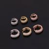 1 шт. модные креативные серьги-кольца Pendientes Mujer, преувеличенные ювелирные изделия из нержавеющей стали для пирсинга
