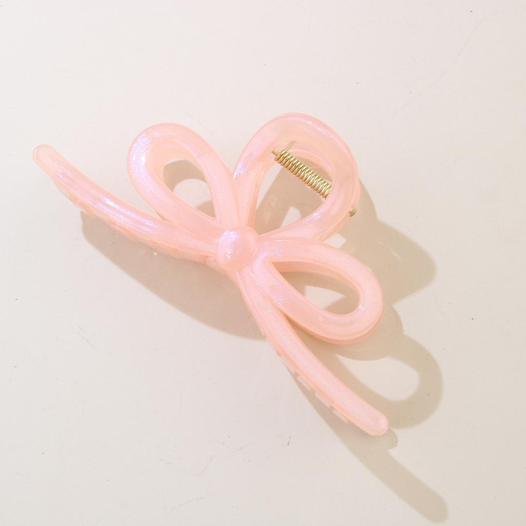 High-end Bow Large Size Hair Clip for Women's Back of Head Bun Hair Clip Shark Clip Hair Accessories Hairpin