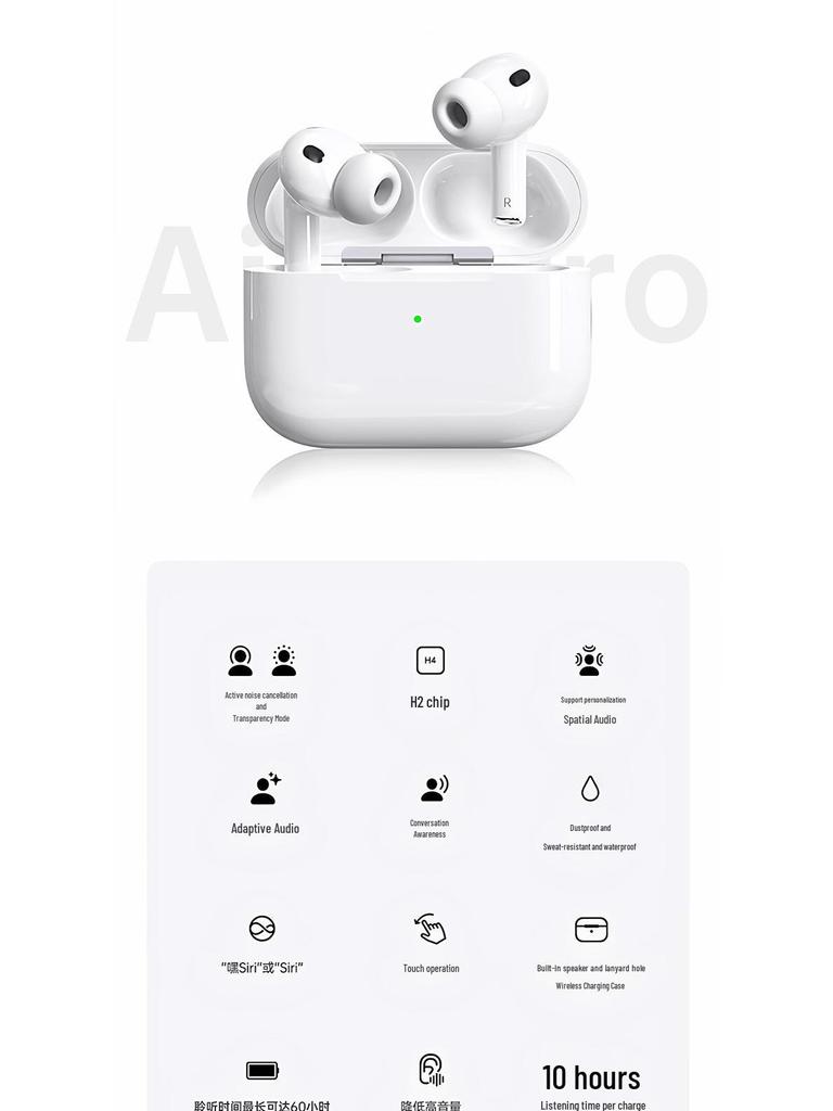 2025 Pro3 Bluetooth-наушники с активным шумоподавлением для Apple