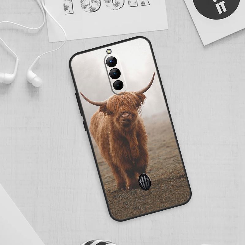 Чехол с хайлендскими коровами для ZTE Nubia Red Magic 11 Pro 8 8S 9 9S 10 10S Pro Plus 5G 6 7 7S 6S Pro 10 Air