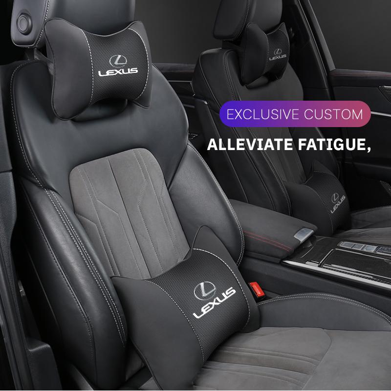 EAV3 2026 Hot Interior Stickers Car Seat Headrest Neck Pillow Auto Interior Accessories For Lexus RX330 Fsport IS200 IS250 RX350 GX N