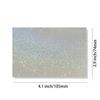 10/50 Sheets Sand Stars Holographic Sticker Paper 2.9×4.1 Inch Glitter Clear Holographic Overlay Cold Laminating Film Self Adhes