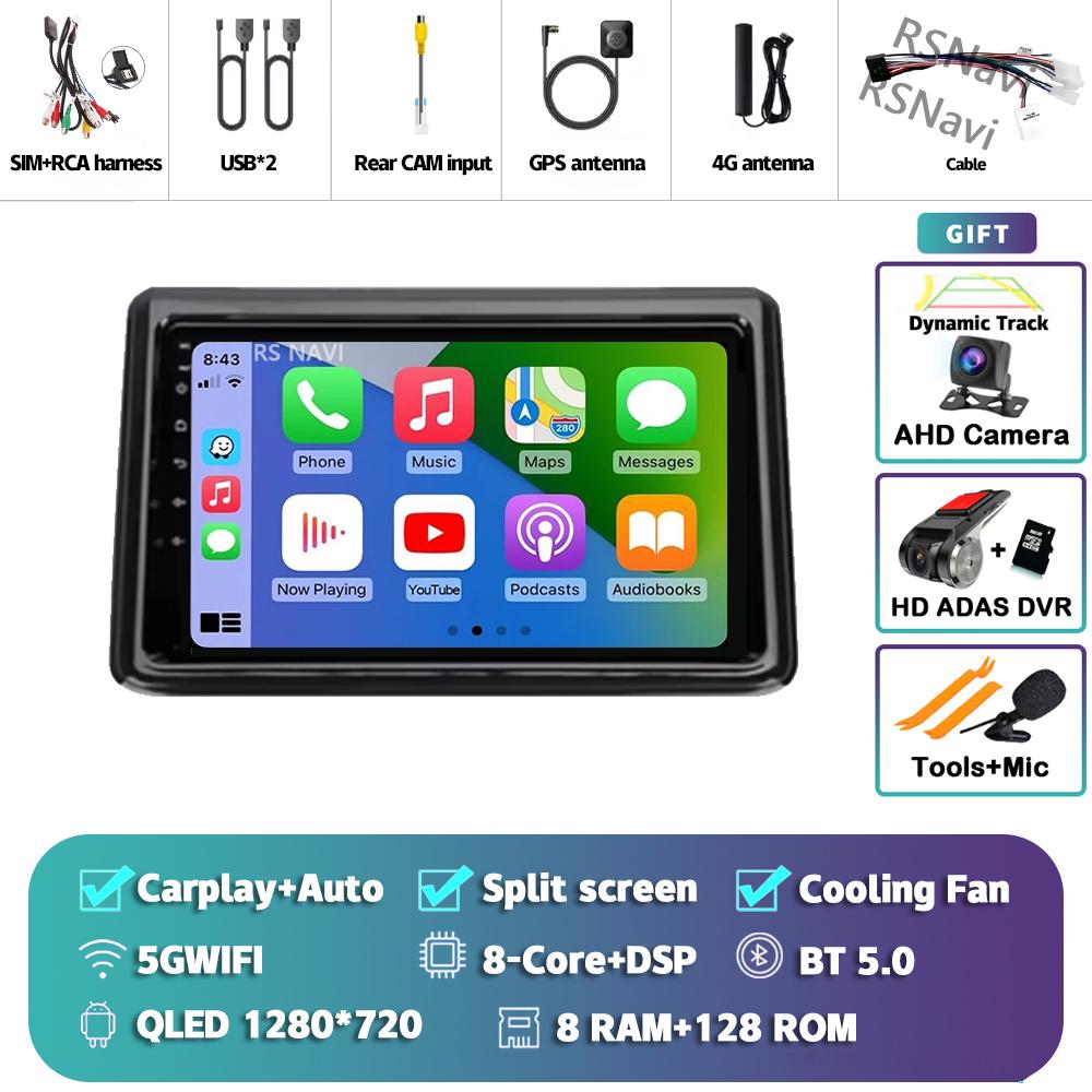 Android 14 Carplay Auto For Toyota Noah 2014 - 2020 Car Radio Player Multimedia stereo Navigation 360 Camera Head Unit AI Voice