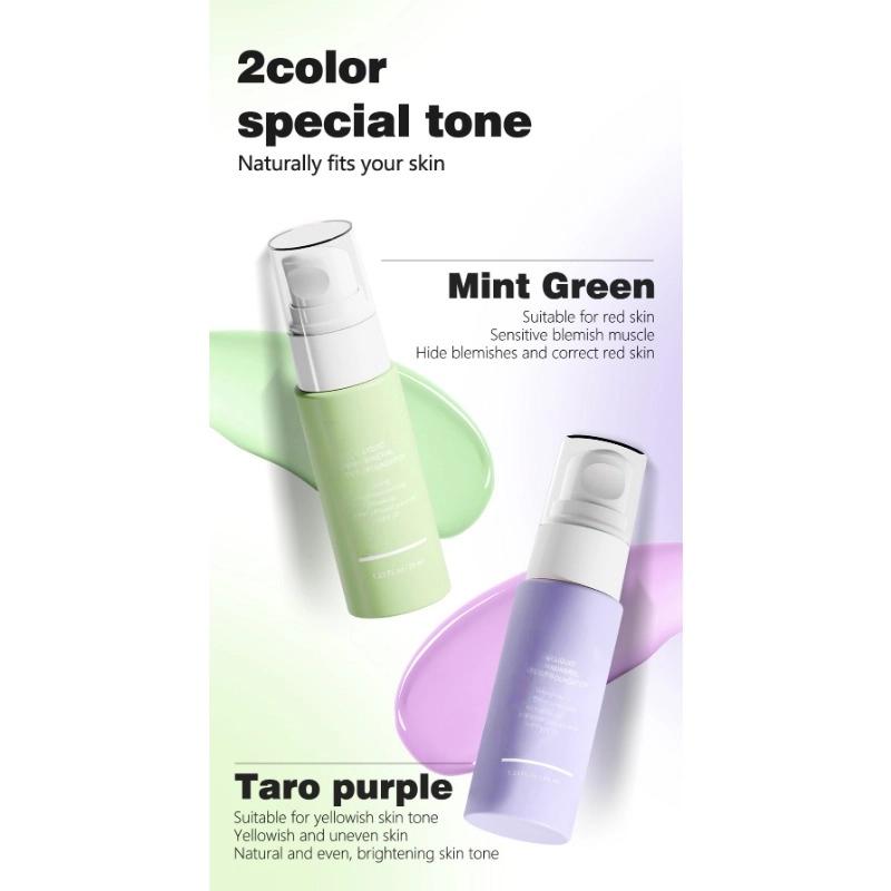 Clear and Isolated Plain Cream Two-in-One Makeup