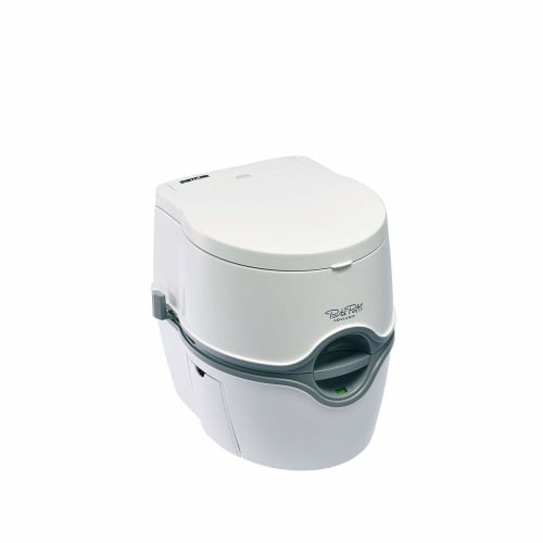 CARMATE PortaPotti Electric Flush Portable Toilet White PPE002