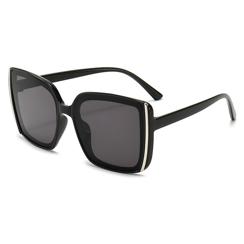 Квадратные солнцезащитные очки Солнцезащитные очки женские большие оправы солнцезащитные очки простой стиль