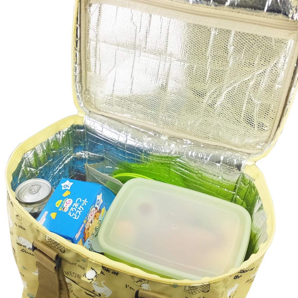 Сумка-холодильник для отдыха, сумка-холодильник для отдыха, мягкий холодильник для отдыха, сумка cat AF6272, холодильник/нагреватель, сумка, сумка, сумка, узор, желтый,