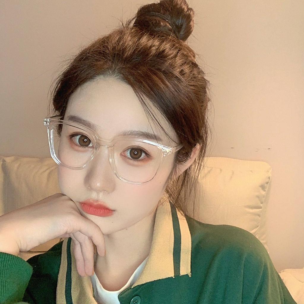 Round Spek Spec Anti Blue Light Blocking Glasses Transparent Spectacles Frame Plastic Computer Gaming Glasses Cermin Mat