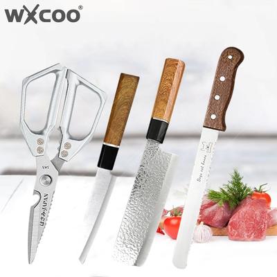 WXCOO Японский кухонный нож Хлеборезка Нож для фруктов и овощей Универсальный нож Нержавеющая сталь Кованый Обвалочный Нож для мяса Аксессуары