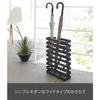 Yamazaki Wide Umbrella Stand, Black, Approx. W30 x D10 x H43cm, Brick, Holds Folding Umbrellas, Product Number 2361