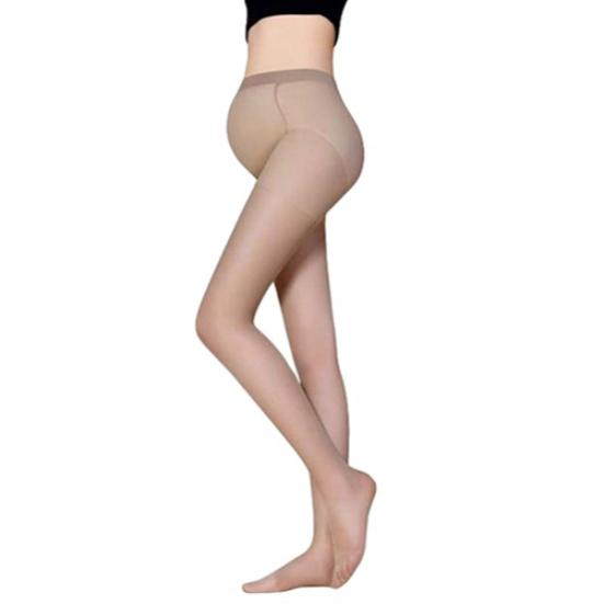 Pregnant Women's Plus Size Silky Stockings Pantyhose Stretchy Tights One Size