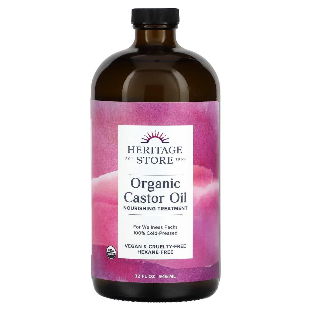 Organic Castor Oil, 946Ml(32Fl Oz)