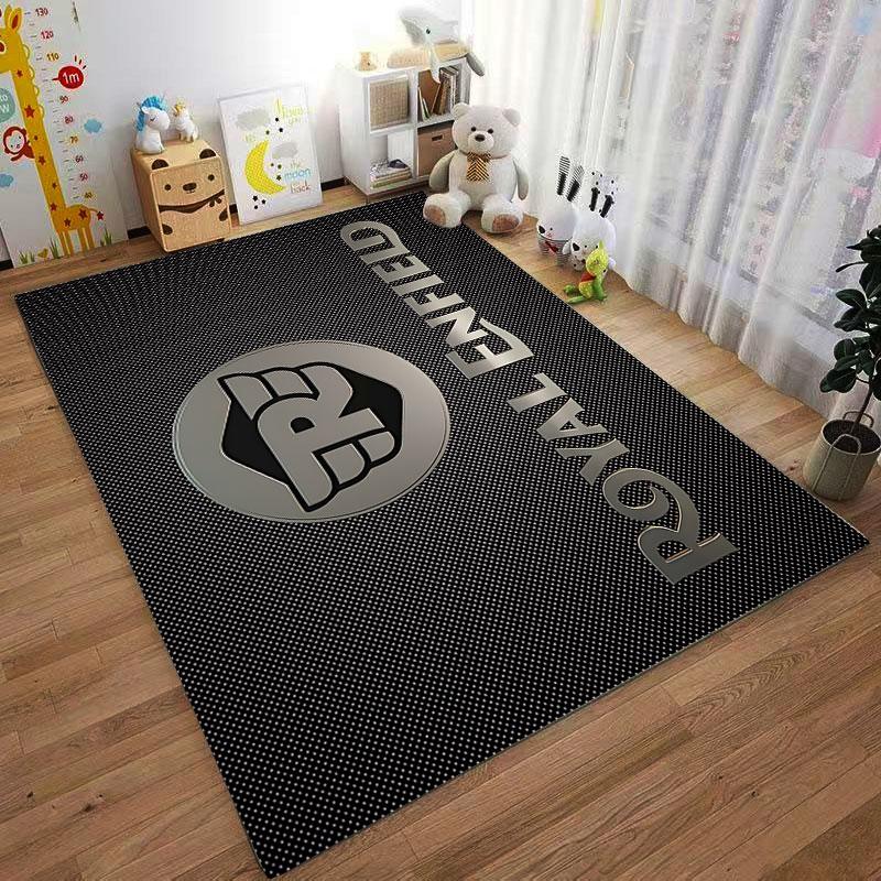 Royal Enfield Logo Carpet suitable as a non-slip mat for the living room or bedroom sofa
