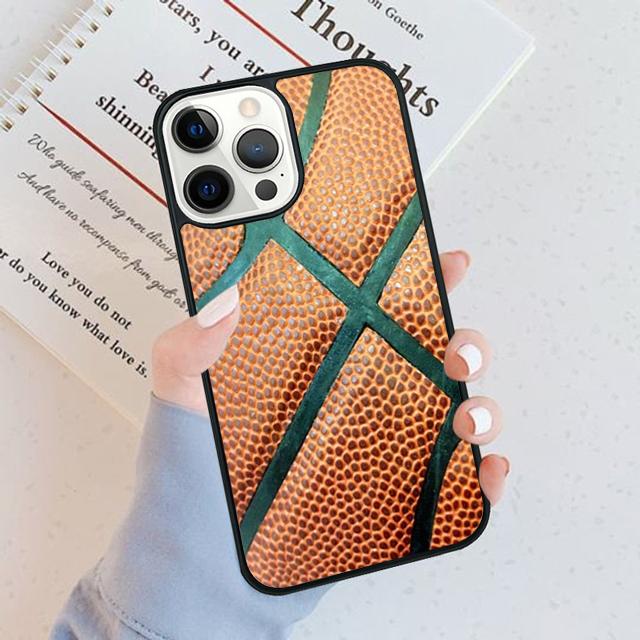 Текстурированный чехол для телефона с рисунком баскетбольного мяча для iPhone 17 Air 16 15 14 Plus apple 16 11 12 13 Pro Max coque