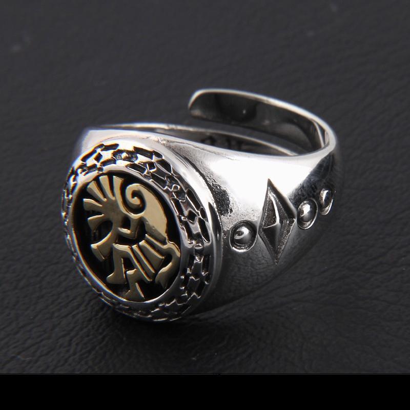 100% серебро 925 пробы, импортное оригинальное подлинное новое индийское тайское серебряное кольцо со святым покровителем