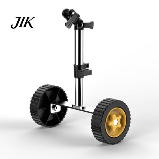 High-quality Support Wheels Weed Wacker Auxiliary Adjustable Height Lawn Mower Attachment Durable Walk Behind String Trimmer for Easy Push Metal