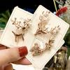 1PC Brooch Pins Crystal Deer Christmas Brooch Snowman Brooch Jewelry Decoration Rhinestone Brooch Women's Wedding Accessories
