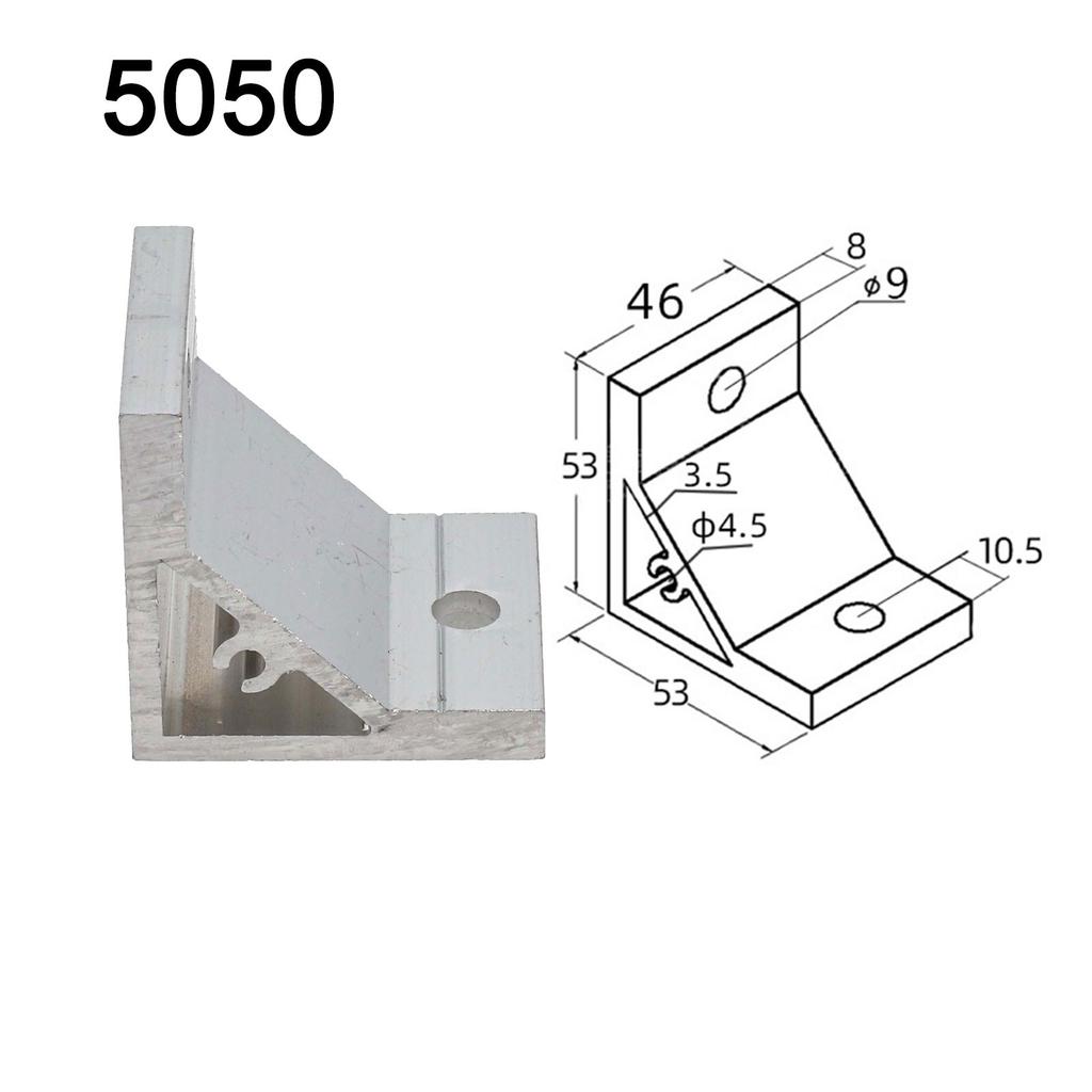 90 Degree Bracket Aluminum Profile Fastener Corner Angle Bracket