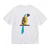 Men's Soft All-Season Comfy Classic T-Shirt Vibrant Bird with Dot Pattern Tee