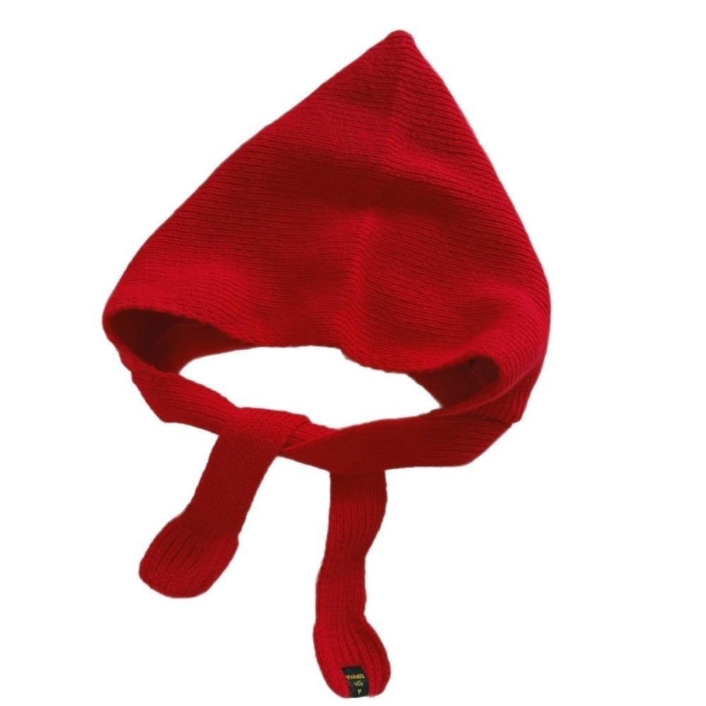 Soft Balaclava Cap Korean Style Knitted Beanies Hats Vintage Scarf Hat Outdoor