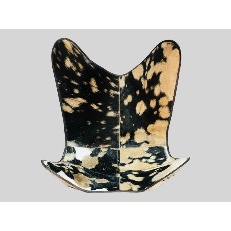 Кожаное кресло-бабочка, коровья кожа, кожаное кресло-бабочка с мехом, кресло для гостиной, подарок для него, подарок для нее, кресло-подлокотник, стулья