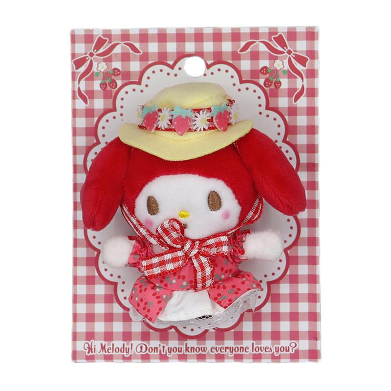 Cute Sanrio Rainbow Park Plush Brooch Adorable My Melody 10th Anniversary Collectible