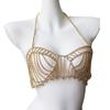 Europe and America Cross Border Hollow Bra Nightclub Multi-Layer Tassel Rhinestone Chain Sexy Ladies Wear Jewelry Accessories