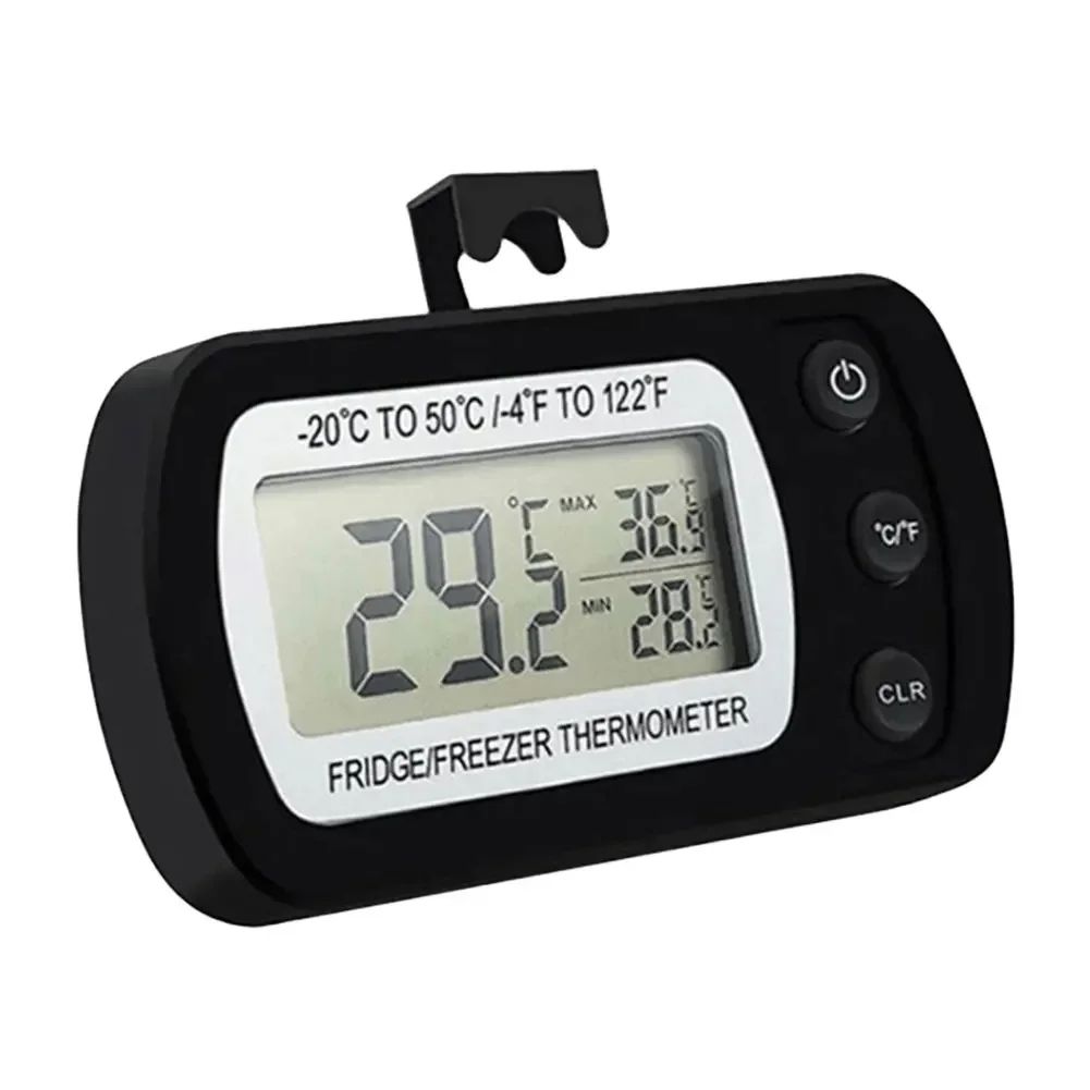 Large LCD Display Waterproof Freezer Room Thermometer with Magnetic Back Hook Ideal for Kitchen Home and Restaurant 2