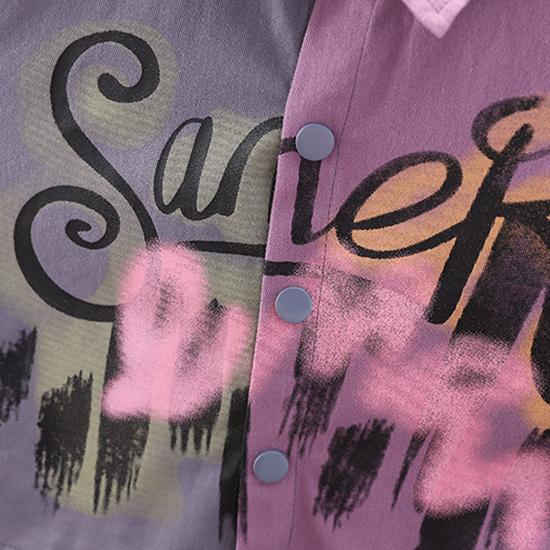 Верхняя одежда для мальчиков 0-5 лет, детская модная рубашка с цветными блоками и граффити, повседневная одежда с английскими буквами для мальчиков и малышей