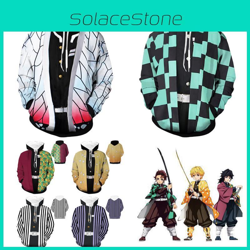 Худи 3D Slayer Kimetsu No Yaiba из удобного мягкого материала**