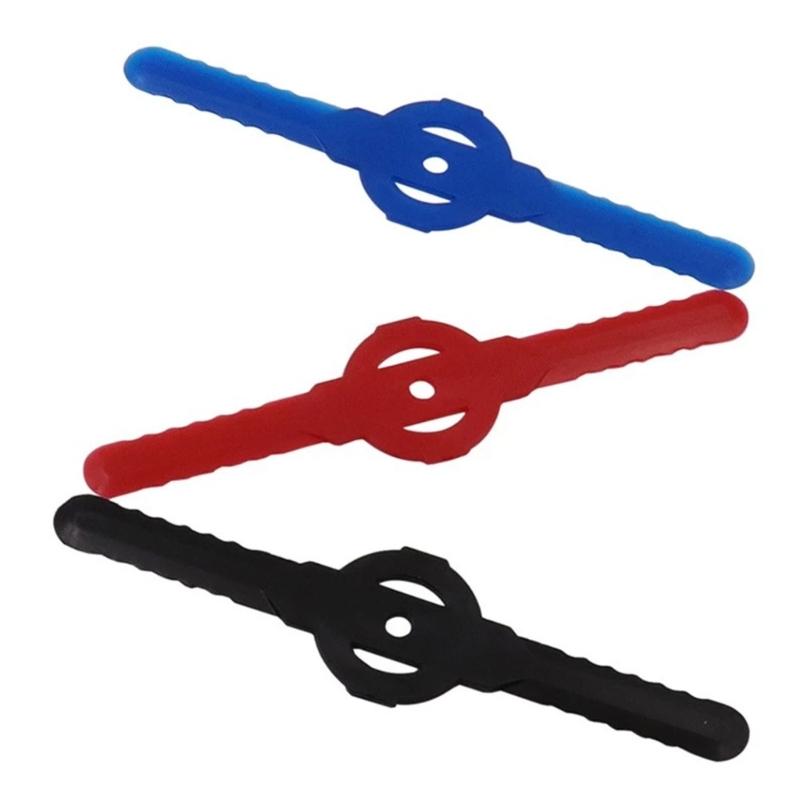 60PCS String Trimmer Head Blades Plastic Cutter Blades Replacement Weed Wacker Head Blades Lawn Mower