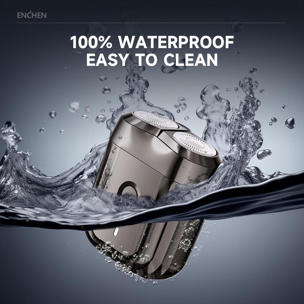 Xiaomi ENCHEN Mini 6 Триммер для бороды Мини-бритва Профессиональная 2D бритва для лица Водонепроницаемая бритвенная машинка Возвратно-поступательная бритва
