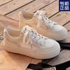 2025 весна и осень новые популярные с юбкой маленькие белые туфли кеды женская универсальная обувь детская модная трендовая нишевая белая обувь