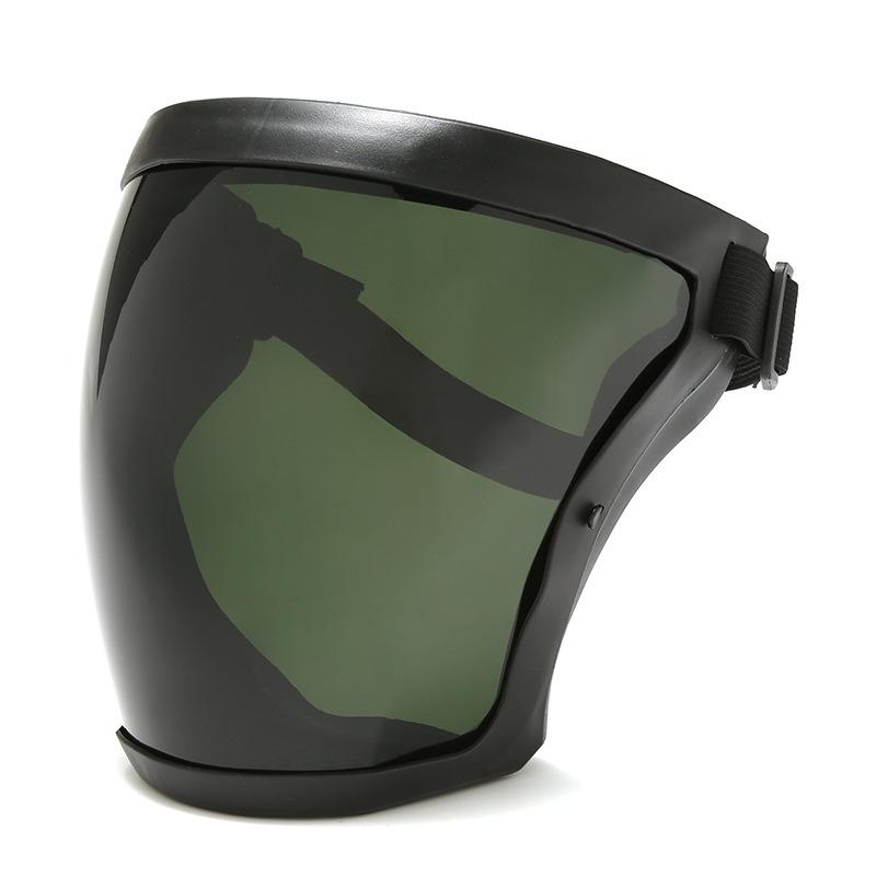 High-Definition Transparent Anti-Droplet Face Shield with Dustproof Riding Goggles 968