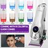 Hatteker Electric Trimmer  LCD Digital Display Cordless Haircut Kit with Professional Barber-Grade Cutting for Precision Shave Styling