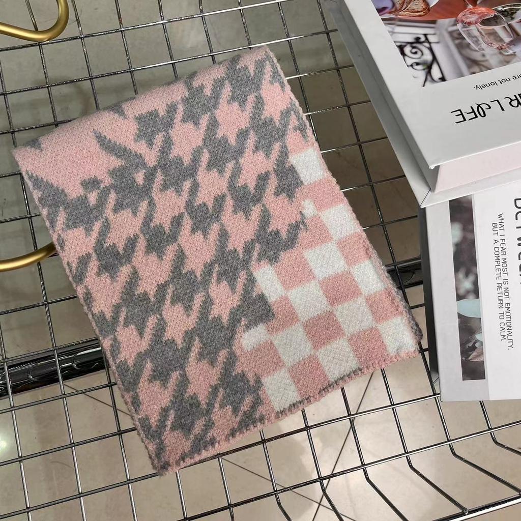 New Wool Knitted Scarf for Women In Winter New I Korean Fashion Versatile Warm and Skin Friendly Soft Scarf