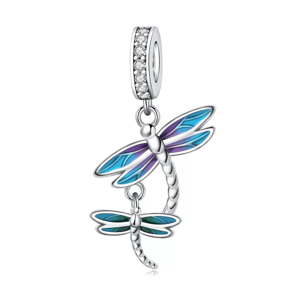 New Copper Plum Blossom Spider Blue Whale Seahorse Exquisite Charm Diy Pendant Fit For Original Bracelets Women'S Jewelry