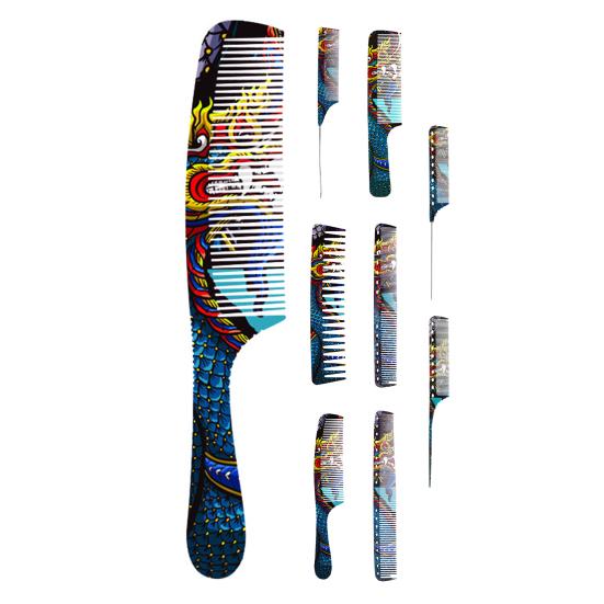 Привлекательная расческа для волос с гладкой поверхностью, антистатическая портативная парикмахерская расческа из АБС-пластика для дома